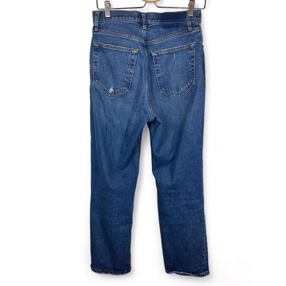 Abercrombie & Fitch Womens 28 Curve Love Ultra High Rise Ankle Straight Leg Jean - Picture 2 of 10
